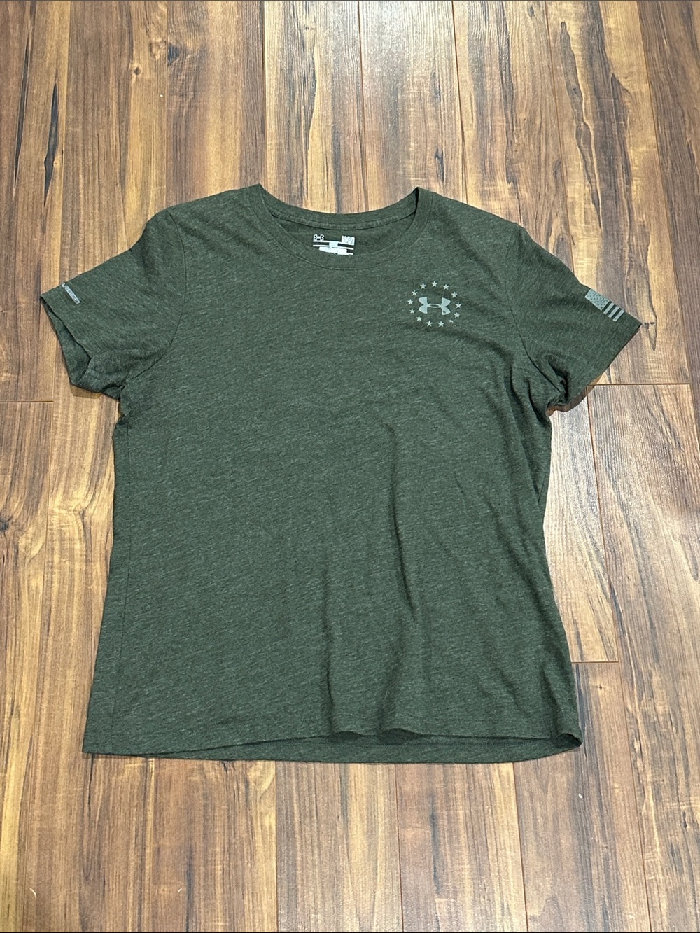 Under Armour Women’s Dark Olive Performance Wounded Warrior Project Tee